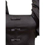 GANNI 가니 퍼프숄더 스퀘어넥 드레스 099