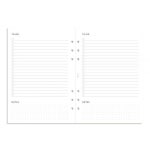 Filofax 라이프스타일 리필 A5 사이즈 오거나이저 리필 백지 할 일 25장 B132863