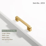 알루미늄 가구 손잡이 주방 서랍 캐비닛 당기기 찬장 하드웨 1개 25 G2018-104