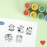 스탬프 꼬망 도장 스템프 5개 세트 교사 검사 스티커