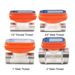 배터리 구동 디지털 유량계 액체 측정 휴대용 디스플레이 무선 물