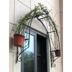 가든아치 장미아치 창문 또는 반원형 전원주택 엔틱 가든 펜스