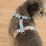 리카리카 커들리 토이 강아지 하네스 H자형 리드줄 세트