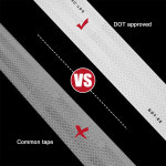 자동차 트럭 반사 자동차 트럭 반사판 스티커 안전 조명 트레일러 경고 방수 경고 테이프 d 1m