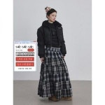 여성 숏 패딩 아치하라 겨울 퍼 카라 자켓 코트