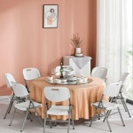 접이식 원탁테이블 원형 라운드 사무실 원탁 이동식 식탁 탁자 1 80센티 작은 원형 테이블