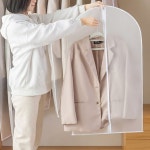 먼지방지 반투명 고급 PEVA 싱글 지퍼형 옷커버