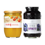 복음자리 복음자리 사과잼 620g 초록원 블루베리잼 1kg 1개