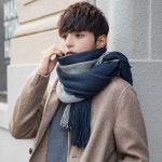 한반도 투톤 배색 머플러 목도리 WFG94VA