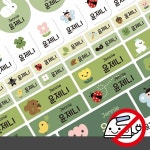 아트박스 아트박스 디자인아지트 붙이는 의류네임스티커A4숲속이야기