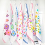 꽃나염 레인보우 고리주방수건 예쁜부엌주방용 10매수건만세트 코스모스 - 10P 1세트 꽃나염B