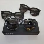 민지아빠 ACID-FUNK O JAY col A01 02 03 애시드펑크 Handmade... 뿔테선글라스 작은사이즈 둥근사각스타일 패션선글라스 하우스선글라 A02
