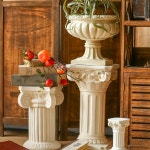 그리스 기둥 신전 장식품 로마기둥화분 B타입