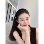 FABULOUSTIME 프렌치 아로마 하이 벨벳 펄 헤어밴드 가을 겨울 두루두루 머리띠