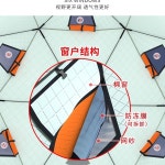 얼음낚시텐트 빙어낚시 큐브 겨울 그린 캠핑 누빔 방수