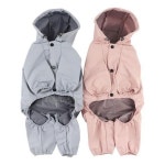 키밍 강아지 우비 비옷 판초 레인코트 반사 방수