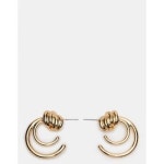 5667544 Steve Madden Knot Hoop Earrings