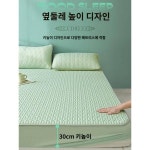 여름 아이스 라텍스 침대 삿갓 돗자리 쓰리피스 침대 커버 싱글 시트 몽스 매트리스 보호 커버 24년