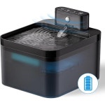 고양이용 무선 반려동물 분수 스마트 초저소음 3 가지 흐름 모드 74oz2 2L 모션 센서 자동 고양이 분수