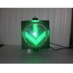 WDM 새로운 디자인 LED 조명 공장 캐리지 웨이 적색 십자가 녹색 화살표 정지 이동 LED 신호등 1 면 심천