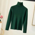 목폴라 골지 긴팔 티셔츠 패턴 슬림 베이직 데일리