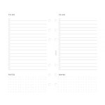Filofax 파일로팩스 513936 라이프스타일 리필 사이즈 오거나이저 백지 할 일 20장 B132864