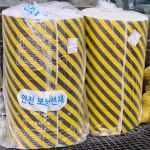 명성 세이프가드 안전쿠션 주차장벽보호대 안전카바 기둥가드 모서리보호 접착12티폭1미터10미터당