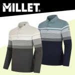MILLET 밀레 남성 스트라이프 카라 티 MLTFT222