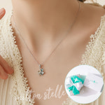 밀튼스텔리 실버925 Halona 행운의 문을 여는 열쇠 925실버 목걸이 쇼핑백