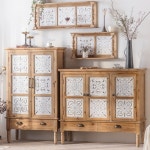 영국앤틱그릇장 그릇 장식장 고가구 다이닝룸미니