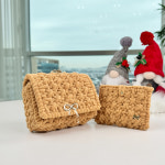 도두리 DIY 가방 만들기 뜨개질 코바늘 망스티치 손뜨개 키트 패키지 - 솜사탕