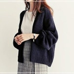 3색 st 가디건 로브 베이직 숏 실플 여성 프리사이즈 J5W9B4601