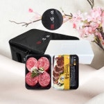 SSG정담 횡성한우 정육혼합세트 2호 1 160g 불고기280gx2 떡갈비300gx2 아이스박스 정담보냉
