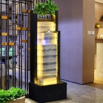 실내 분수대 조경시설물 대형 LED 실내분수 인테리어