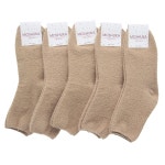 여성용 무지 세침 수면양말 5켤레