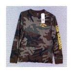 리바이스 Camo 셔츠 Extra Small 남성 긴팔 티셔츠 The 오리지널 로고 3548606