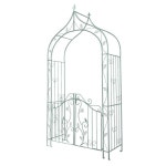 아치형 대문 정원 울타리 터널 원목 야외 마당 가든 아치형대문 창턱 아치 앤티크 그린