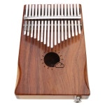 17 키 핑거 칼림바 Mbira Sanza 엄지 피아노 포켓 사이즈 초보자 Instrume