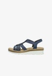 Rieker 리커 웨지 샌들 블라우 여성샌들 blau 36