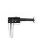 0-60mm 알루미늄 타이어 트레드 깊이 게이지 브레이크 디스크 두께 도구 측정 눈금자