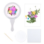 프레스코21 프레스코21 압화 아크릴 손거울 만들기세트 일반배경지 1개