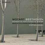 BIS 모차르트 베토벤 피아노와 관악을 위한 오중주 Mozart Beethoven Quintets for Piano Winds CD - Stephen Hough