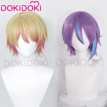 타임딜 Tenmaa Tsukasaa Kamishiroo Ruii 게임 코스프레 가발 DokiDoki 남성용 숏 내열성 헤어