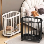 폼롤러 운동기구 접이식 정리함 라켓 보관대 홈트 크림옐로우 보관함 소도구 선반 크림 요가수납바구니 미디움 사이즈 풀리