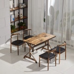 빈티지 직사각 분식집 엔틱 식탁 레트로 카페테이블