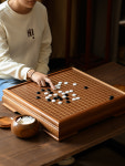 대추나무 바둑판세트 바둑통 오목판 기본 흑백 세트 정통 기원 단판