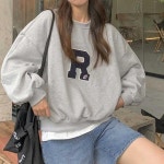 여자 여행 나들이 주말 외출 레터링 맨투맨 티셔츠