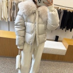 랜느 폭스 퍼 덕다운 패딩