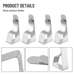 미끄럼 방지 금속 식탁보 클립 테이블 천 고정 클램프 웨딩 캠핑 1 8Pcs