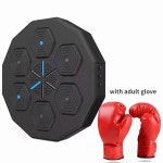 스마트 복싱 타겟 음악 기계 벽걸이 인파이터 트레이너 샌드백 박 1개 4 with Adult gloves